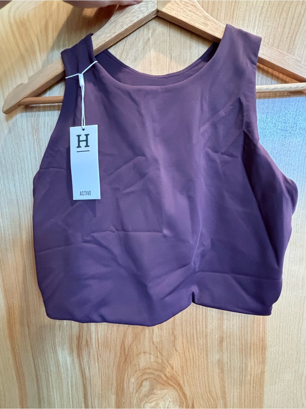 Harper Wilde Active High-Neck Sports Bra plum XL